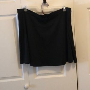 Black skater skirt